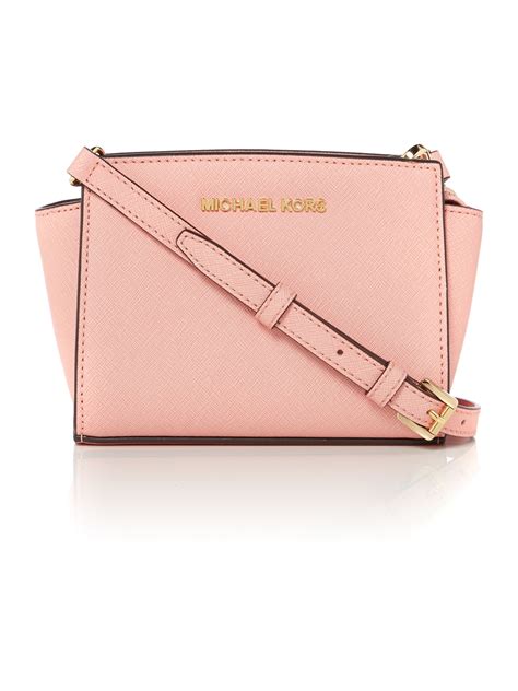 michael kors crossbody bag soft pink|Michael Kors pink tote bag.